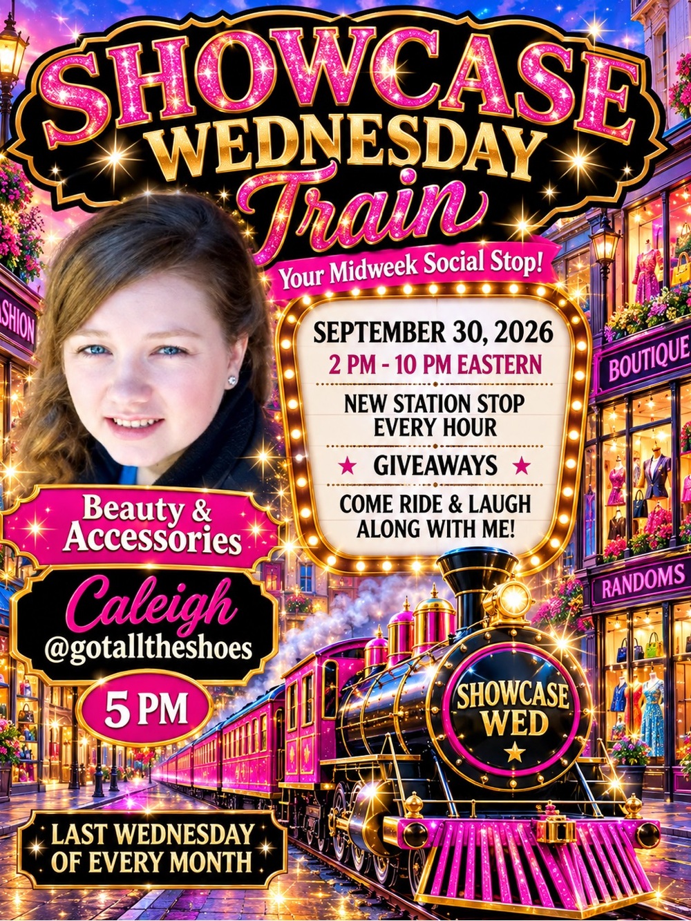 30th of September SHOWCASE WEDNESDAY Train Come JOIN US!! GIVEAWAYS & Great Item - Picture 4 of 11